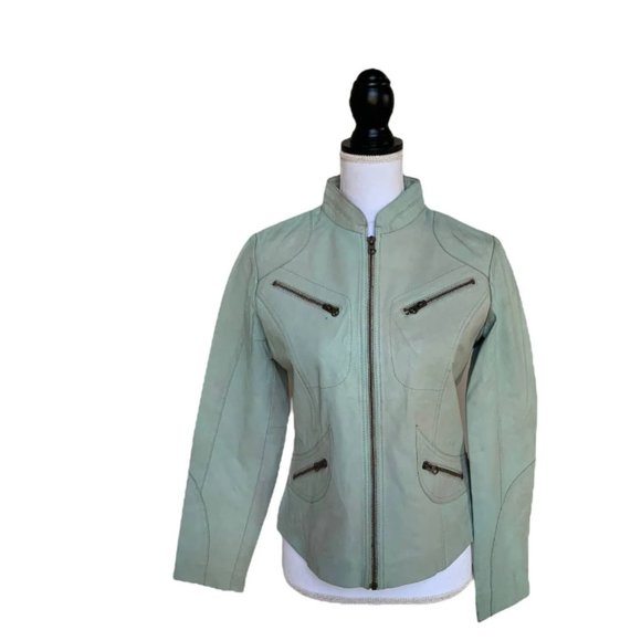 Women's genuine leather jacket - Picture 1 of 5